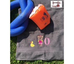 Stickdatei - zARTbesaitet - Schwimmbärin